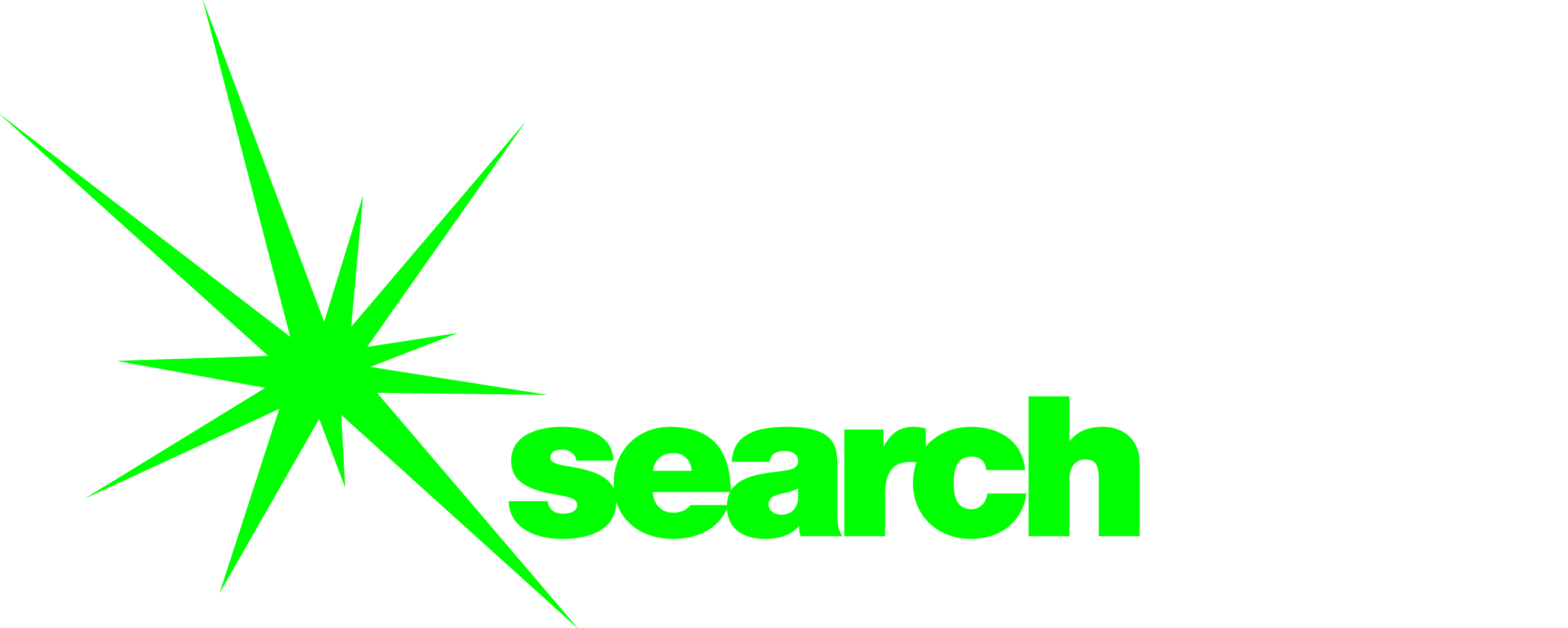 White logo